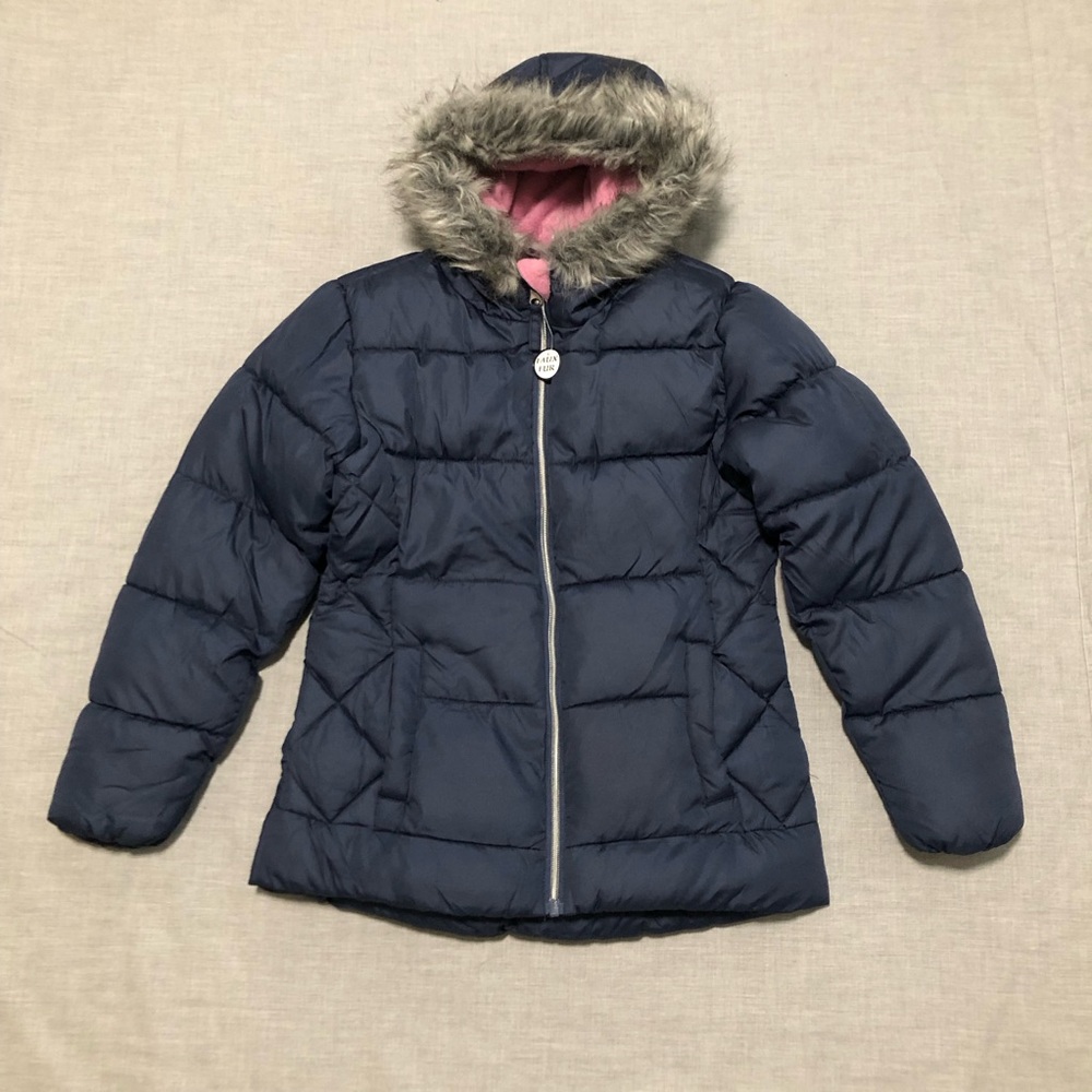 Rothschild R1881 Girls Hooded Puffer Coat Size L(14)